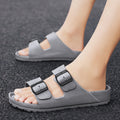 Men's Sandals – Adjustable Buckles – Thick Sole – Open Toe Comfort For Everyday Use