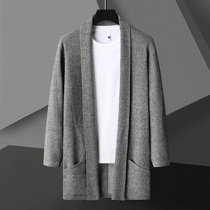 Slim Fit Knit Cardigan Sweater