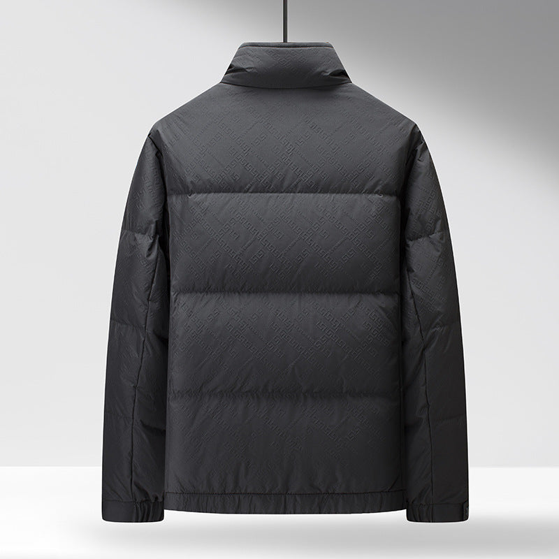 Quilted High Collar Down Jacket