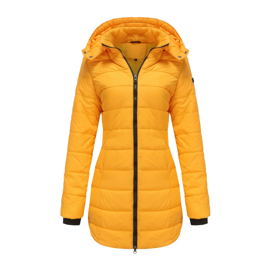 Quilted Detachable Hood Puffer Jacket