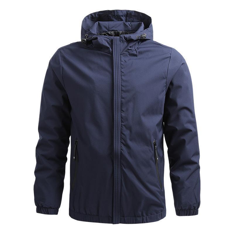Water-Resistant Windproof Regular Fit Hooded Jacket