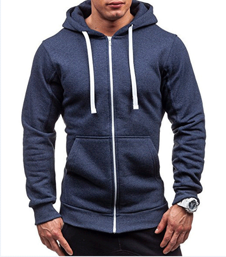 Full Zip Regular Fit Hooded Sweatshirt Jacket