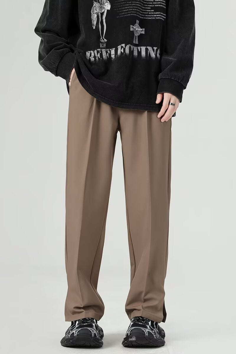 Men's Trousers – Tapered Fit – Soft Drape – Ankle Length – Relaxed Style