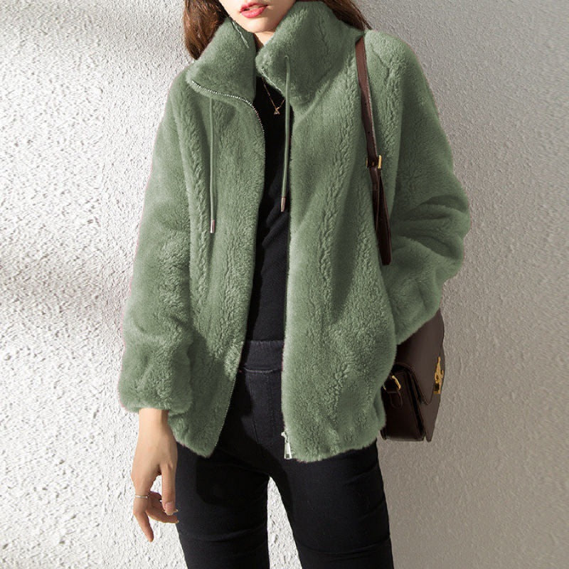Full Zip Relaxed Fit Fleece Jacket