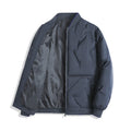 Men's Jacket – Padded Quilted Design – Regular Fit – Ribbed Edges – Zipper Closure