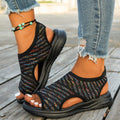 Women's Sandals – Open Toe – Mesh Upper – Slip-On – Breathable and Comfortable