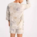 Men's Set – Lace-up Shirt and Shorts – Relaxed Fit – Lightweight and Breathable Fabric