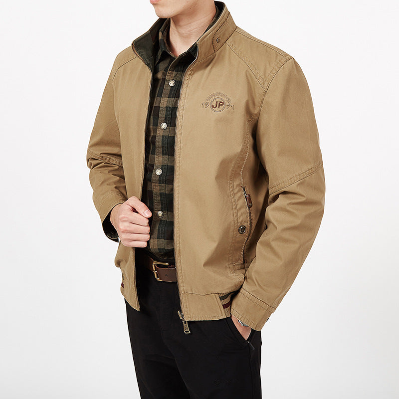 Men's Jacket – Reversible – Standard Fit – Zipper – Breathable Mix – Casual Look