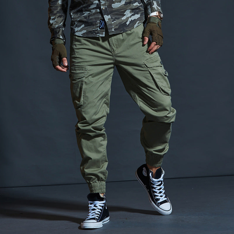 Fit Multi-Pocket Cargo Trousers