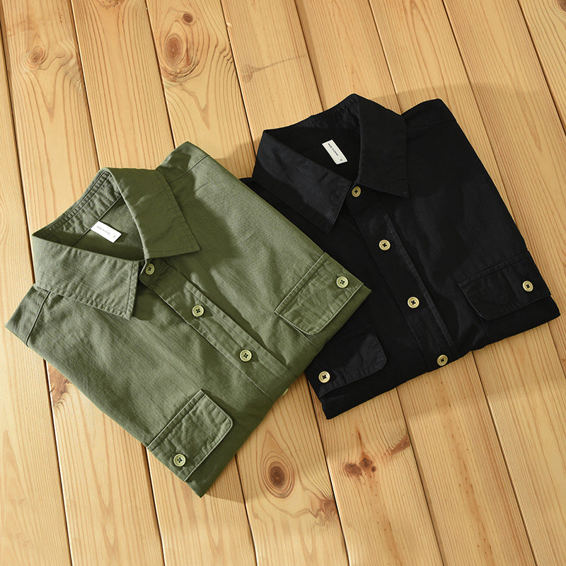 Heavy Cotton Relaxed Fit Short Sleeve Shirt