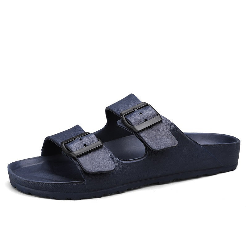 Men's Sandals – Adjustable Buckles – Thick Sole – Open Toe Comfort For Everyday Use