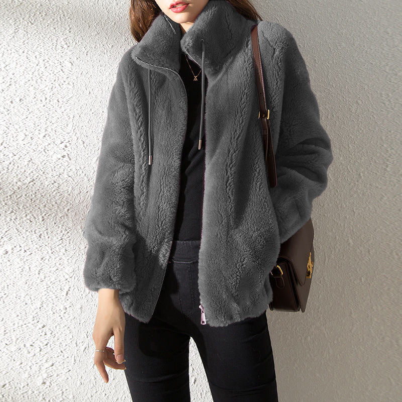 Full Zip Relaxed Fit Fleece Jacket