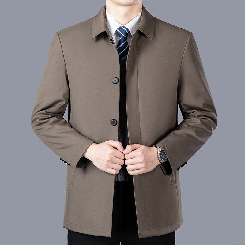 Classic Tailored Fit Wool Blend Blazer
