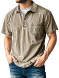 Men's Polo Shirt – Relaxed Fit – Short Sleeve – Breathable Material – Chest Pocket
