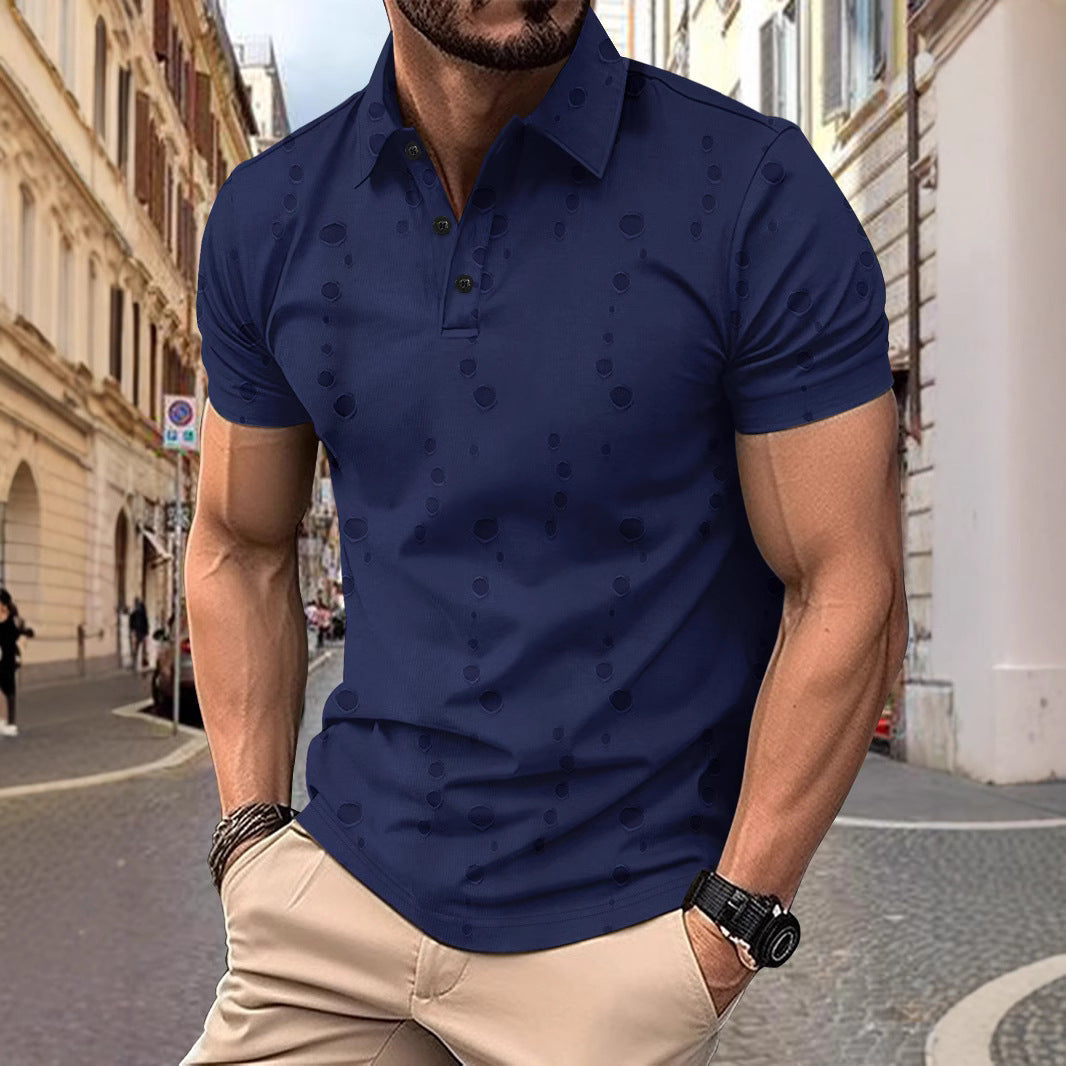 Piqué Knit Slim Fit Polo Shirt