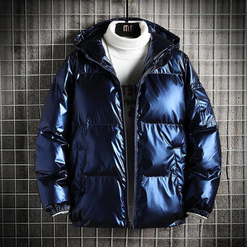 Water-Resistant Oversized Hooded Puffer Coat