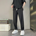 Men's Trousers – Straight Leg – Relaxed Fit – Breathable Fabric – Drawstring Closure
