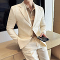 Men's Blazer – Slim Fit – Cotton Linen Mix – Single Breasted – Notched Lapel