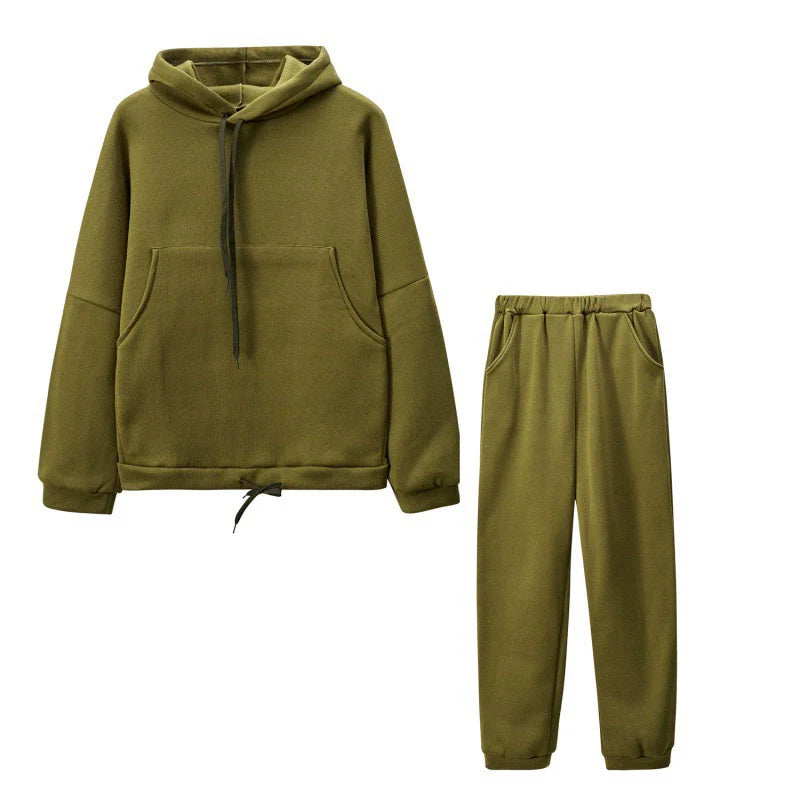 Two-Piece Oversized Relaxed Fit Loungewear Set