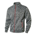 Men's Jacket with Zipper – Regular Fit – Fleece Lining – Stand Collar – Zipper Pockets