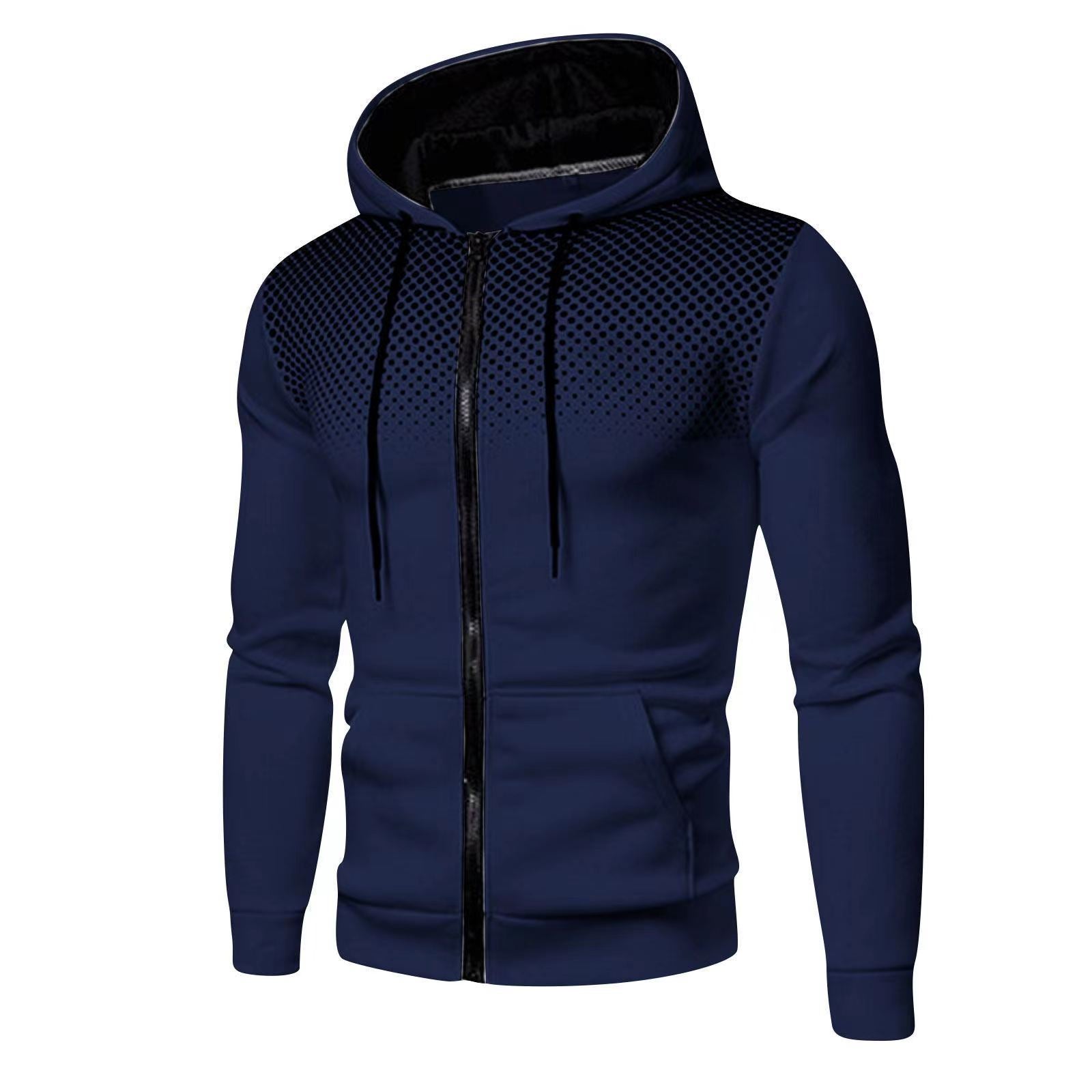 Perforated Zip Front Slim Fit Cardigan Sweater