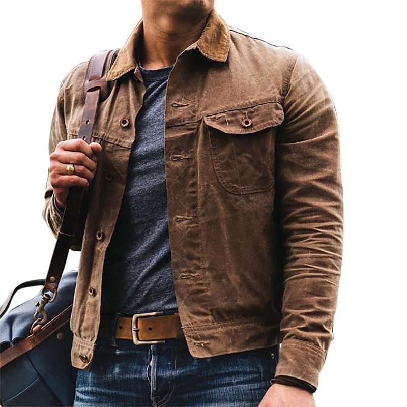 100% Cotton Relaxed Fit Utility Jacket
