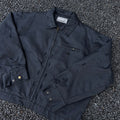 Unisex leather jacket – Oversize fit – Waxed finish – Zipper pocket chest