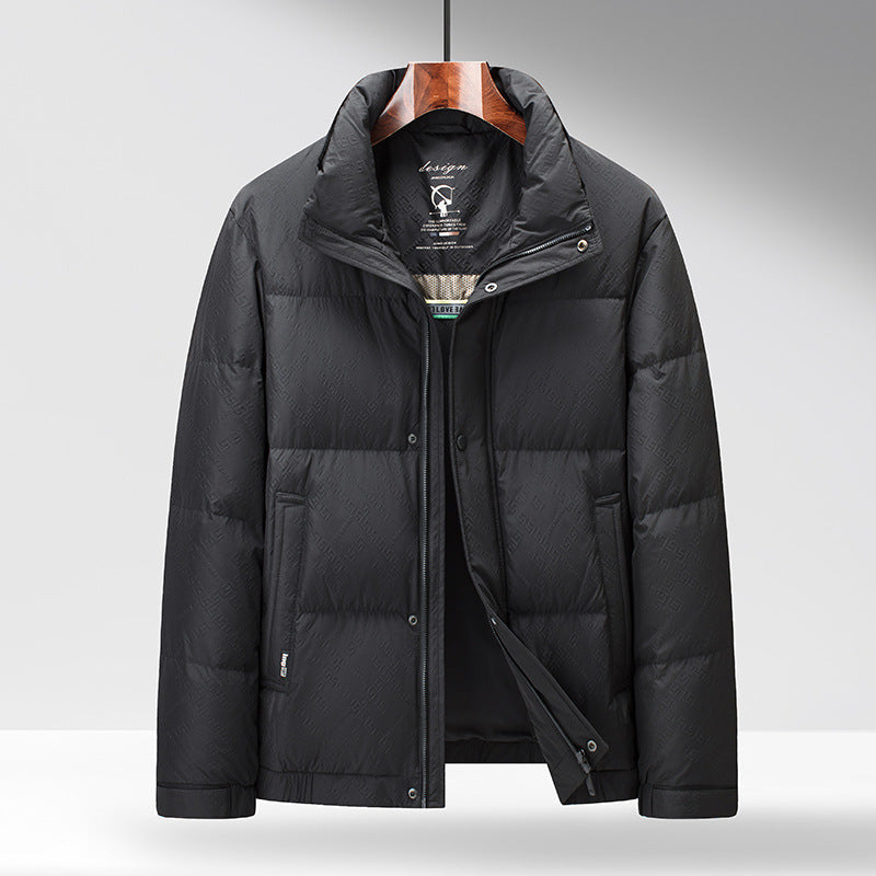 Quilted High Collar Down Jacket
