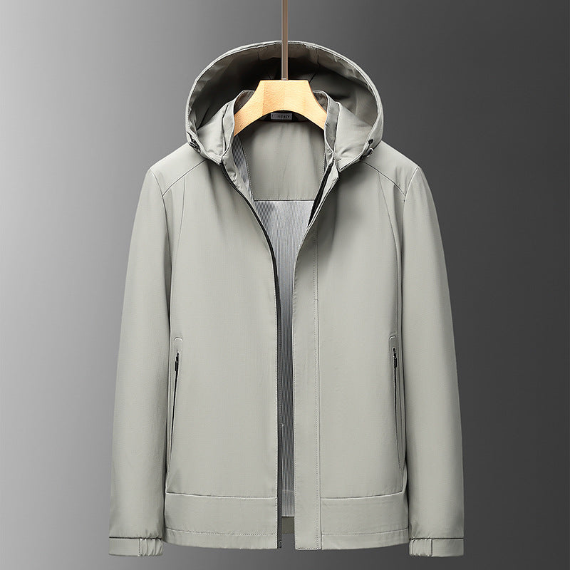 Water-Resistant Relaxed Fit Hooded Jacket