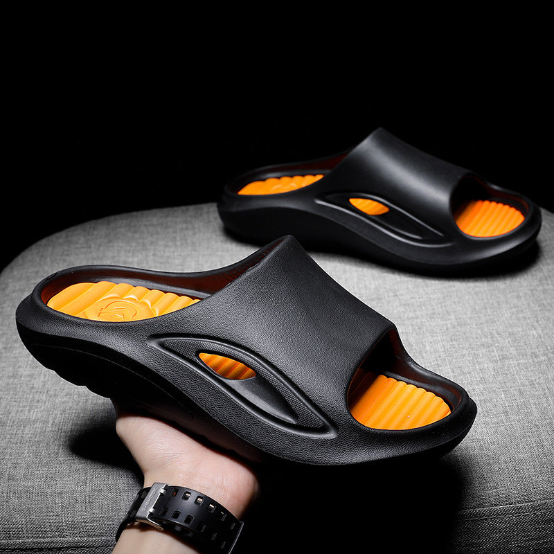 Herresandaler – Slip-on – Åben Tå – Bred Åndbar Rem – Polstret Indersål