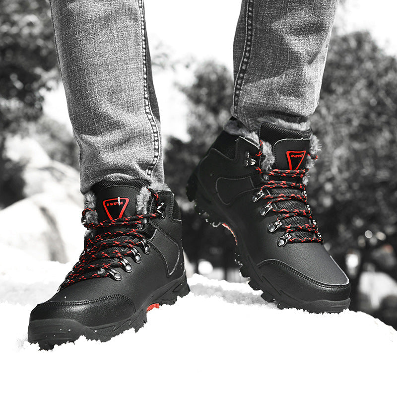Faux Fur Lined Lugged Outsole Boots
