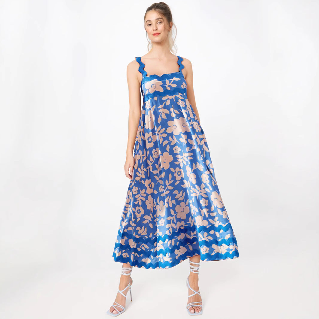 Lightweight Floral Print Maxi Dress
