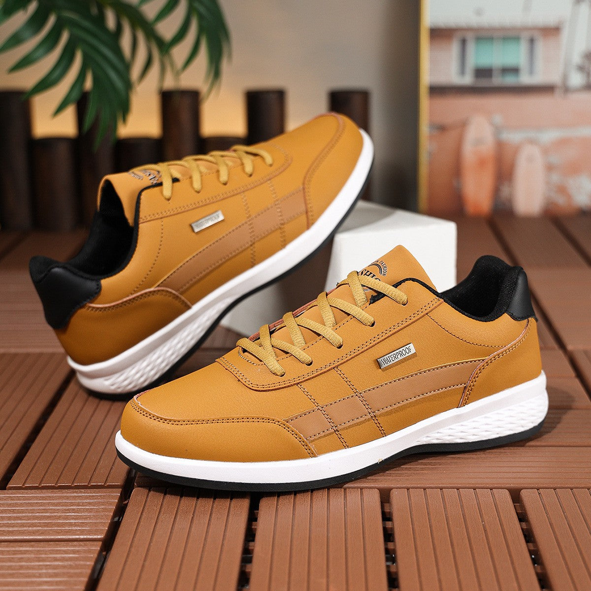 Men's Sports Shoes – Orthopedic Comfort – Shock-Absorbing Sole – Non-Slip Grip Sole