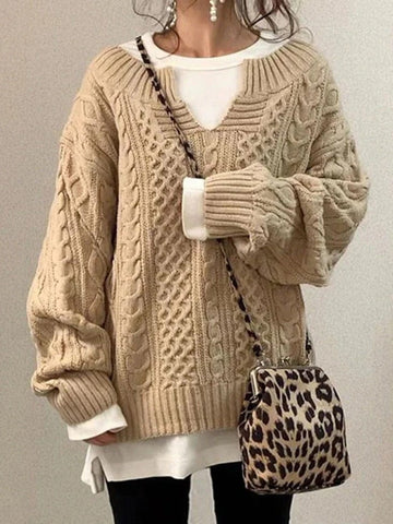Sophie - Elegant Wool Knit Sweater