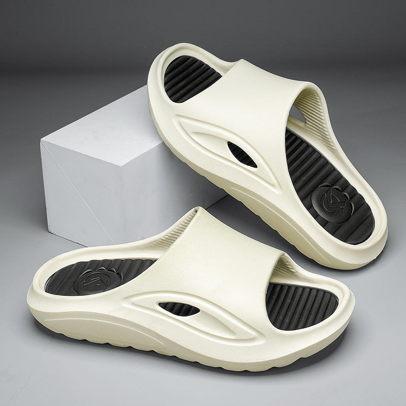 Herresandaler – Slip-on – Åben Tå – Bred Åndbar Rem – Polstret Indersål