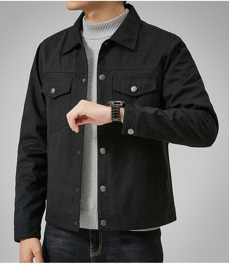 Relaxed Slim Fit Chest Pocket Jacket