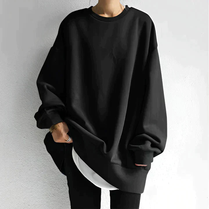 Oversized Fit Knit Pullover Sweater