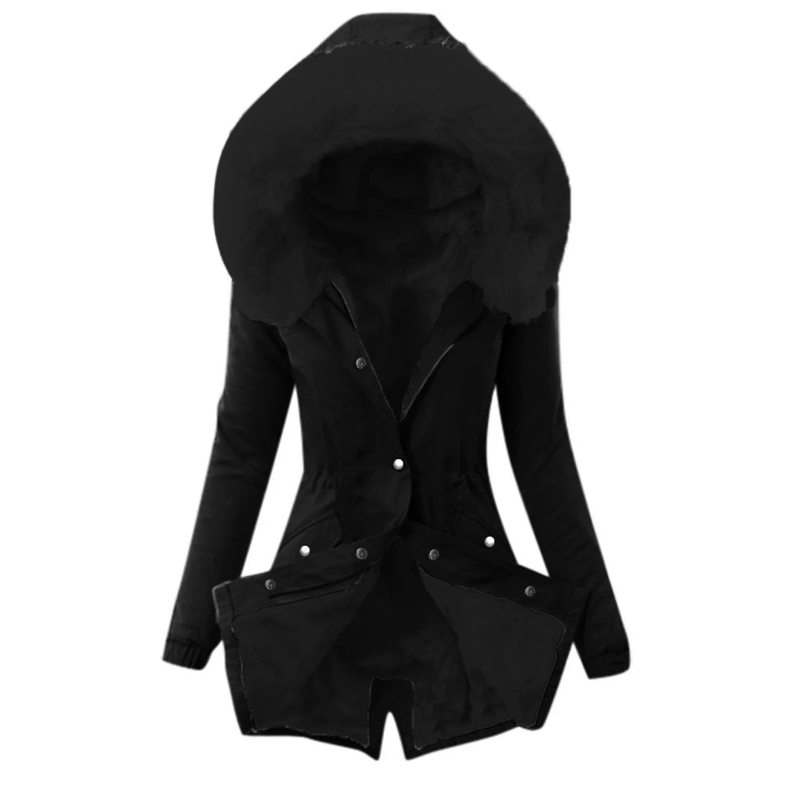 Slim Fit Plush-Lined Hood Jacket