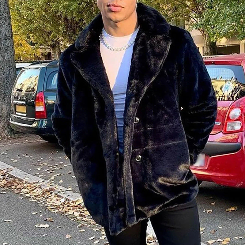 Plush Oversized Open Front Cardigan Coat