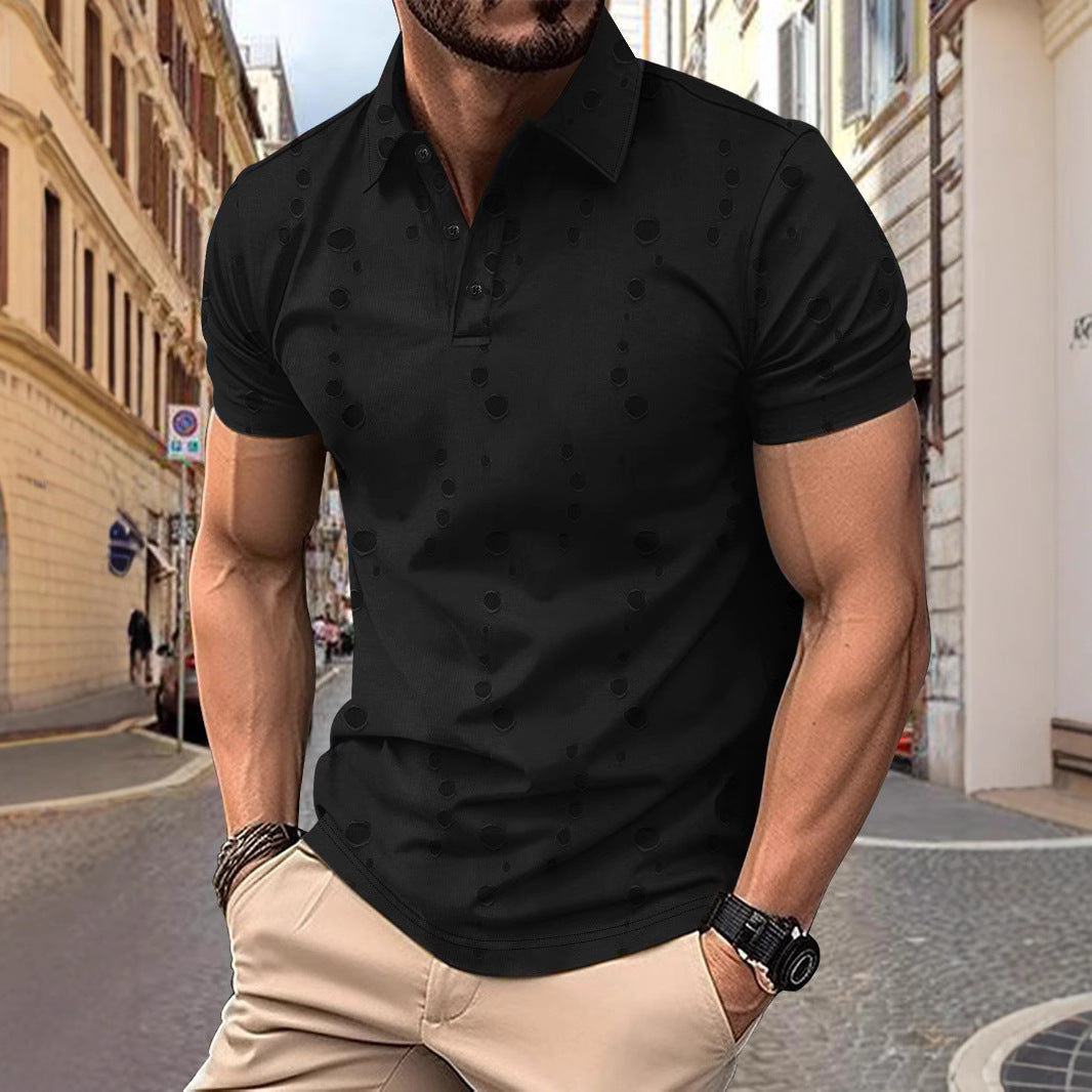 Piqué Knit Slim Fit Polo Shirt