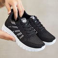 Women's Sneakers – Breathable Knit – Lightweight Fit – Shock-Absorbing Sole