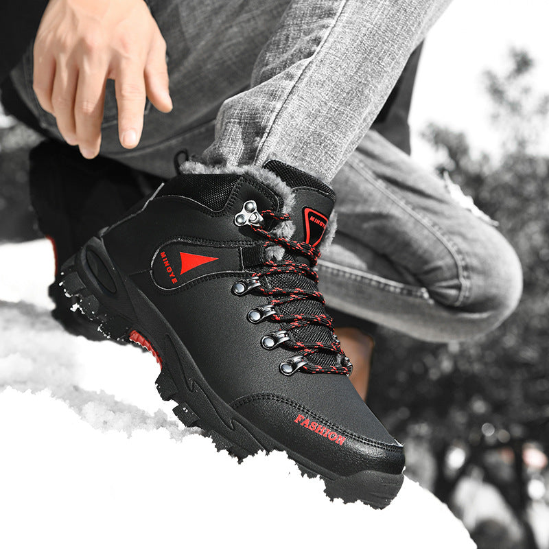 Faux Fur Lined Lugged Outsole Boots
