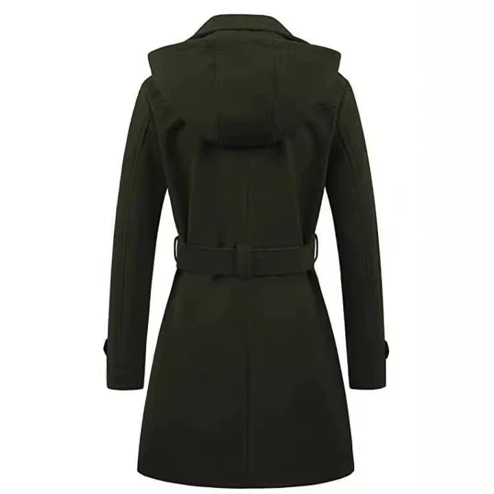 Tailored Fit Belted Double-Breasted Coat