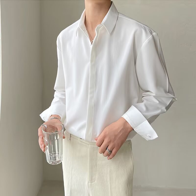 Light Stretch Slim Fit Long-Sleeved Shirt