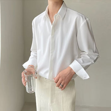 Light Stretch Slim Fit Long-Sleeved Shirt