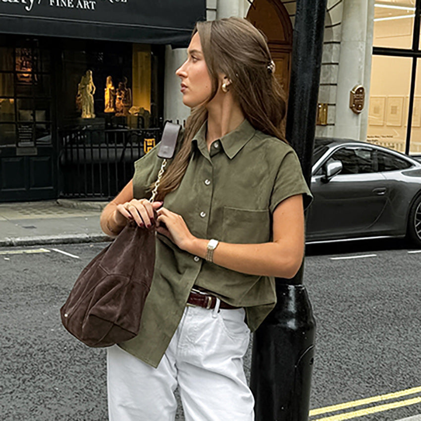 Light Cotton Linen Relaxed Sleeveless Shirt