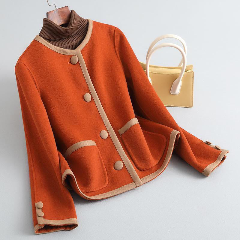 Wool Tailored Fit Short Coat