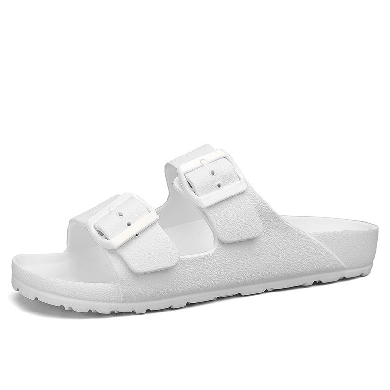 Men's Sandals – Adjustable Buckles – Thick Sole – Open Toe Comfort For Everyday Use