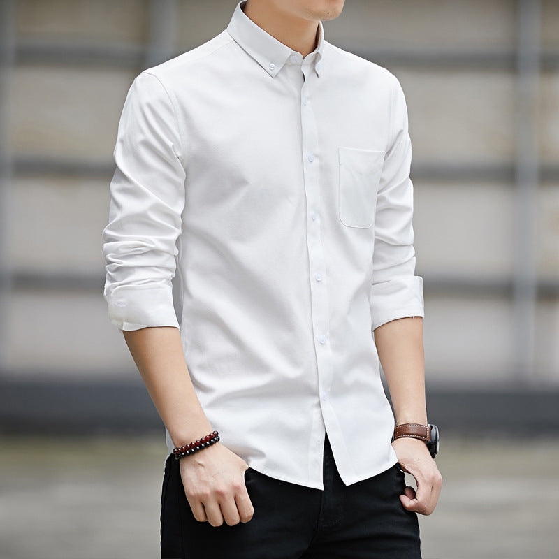 Slim Fit Long Sleeve Oxford Shirt