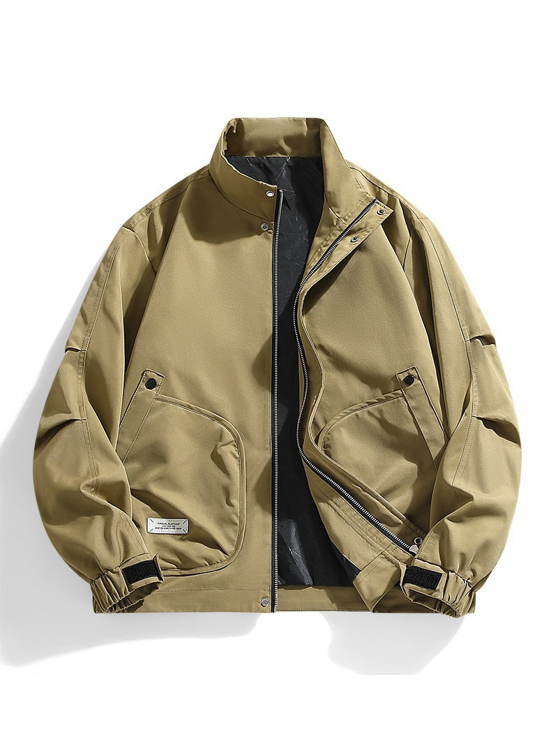Relaxed Oversized Utility Bomber Jacket